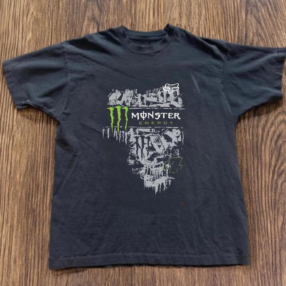 T-Shirt Monster Energy T-Shirt With Green Accents   1